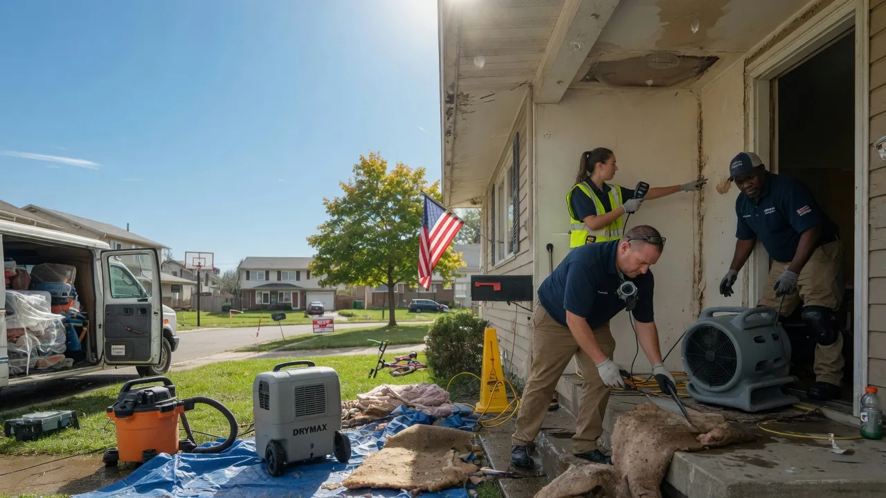 Water Damage Restoration in Alvin, IL near me